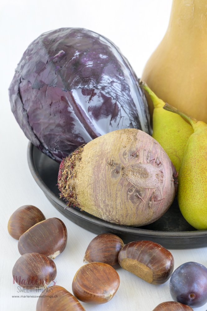 Früchte und Gemüse Saisonkalender Okober