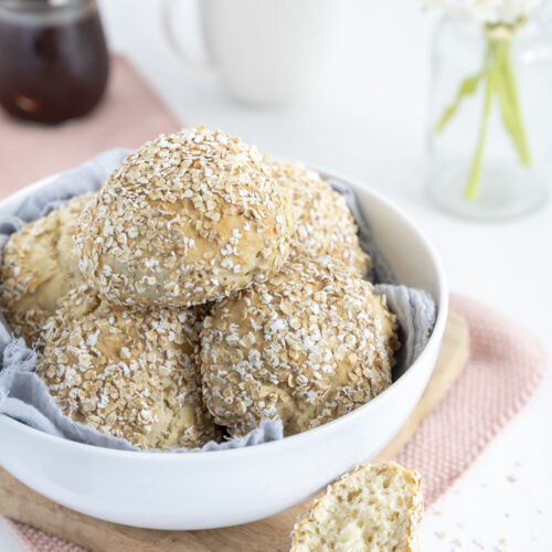 Haferflocken Brötchen mit Joghurt - Marlenes sweet things Haferflocken Brötchen mit Joghurt - Marlenes sweet things