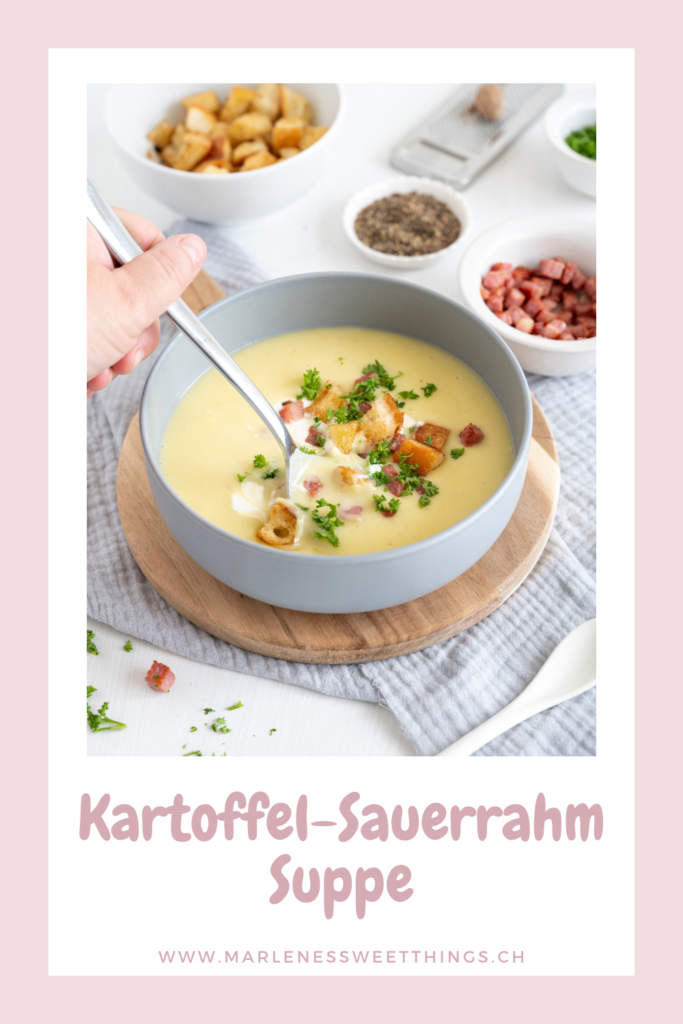 Kartoffel-Sauerrahm Suppe