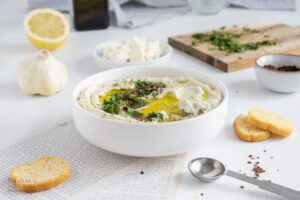 Feta Creme mit Knoblauch und Petersilie