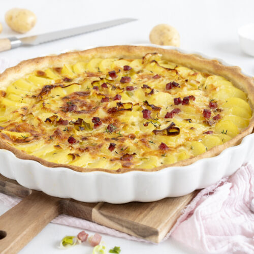 Quiche mit Kartoffeln, Lauch und Speck - Marlenes sweet things