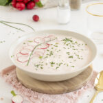 Kalte Radieschen Suppe mit Buttermilch