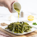 Lauwarmer Spargelsalat mit Zitronen Vinaigrette