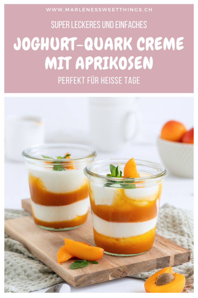 Joghurt-Quark Creme mit Aprikosen