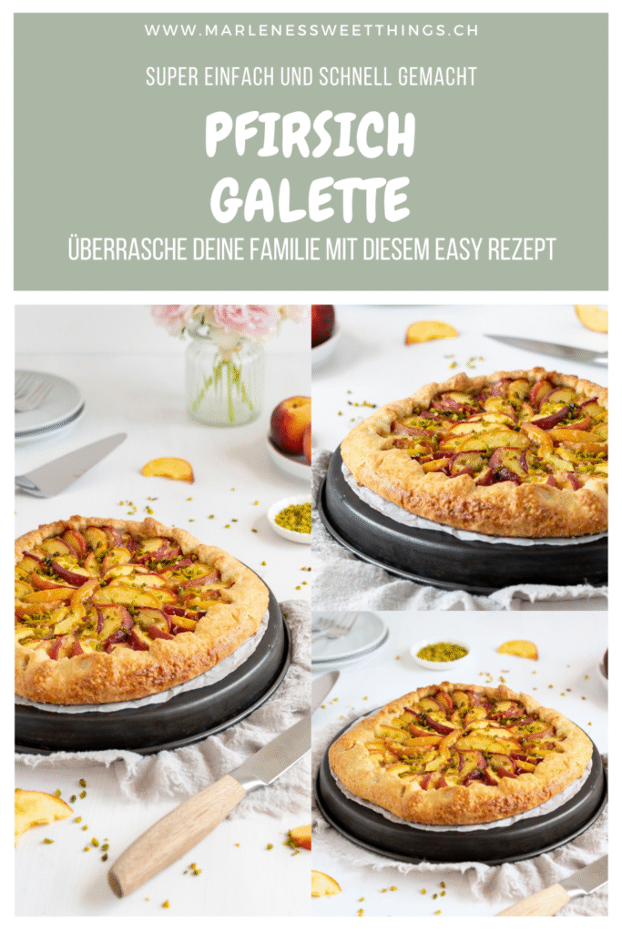 Pfirsich Galette