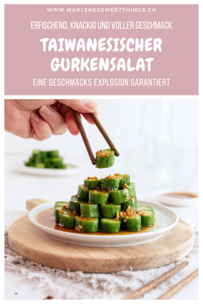 Taiwanesischer Gurkensalat