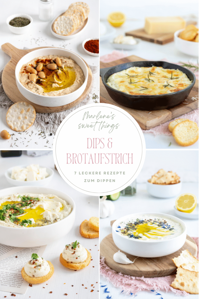 7 selbstgemachte Dips und Brotaufstriche