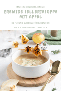 Cremige Selleriesuppe mit Apfel
