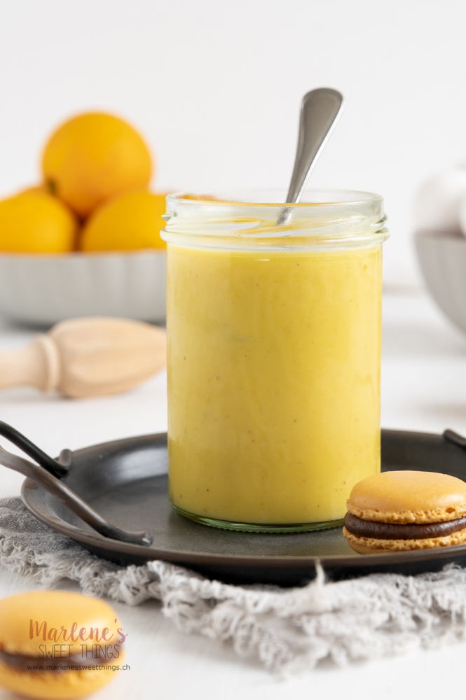 Orangen Curd mit Zimt