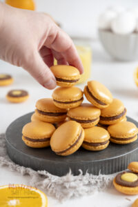 Orangen Schokoladen Macarons