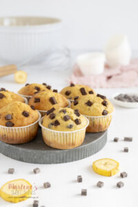 Banane Schokolade Muffins