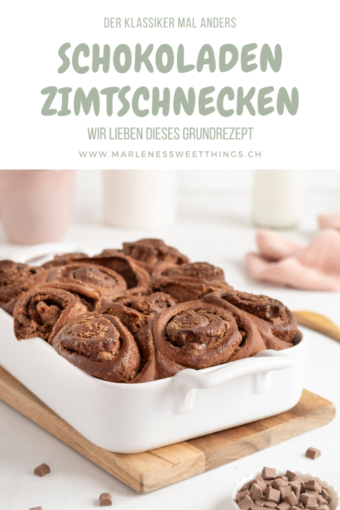 Schokoladen Zimtschnecken