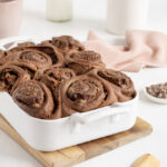 Schokoladen Zimtschnecken