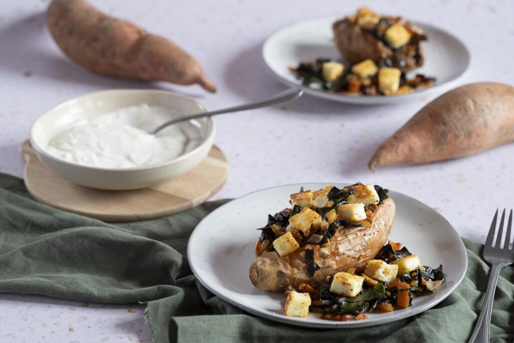 gefüllte Süsskartoffel von Ringel & Blume