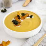 Süsskartoffelsuppe mit Kokosmilch