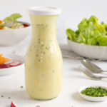 Knoblauch Salatsauce auf Vorrat