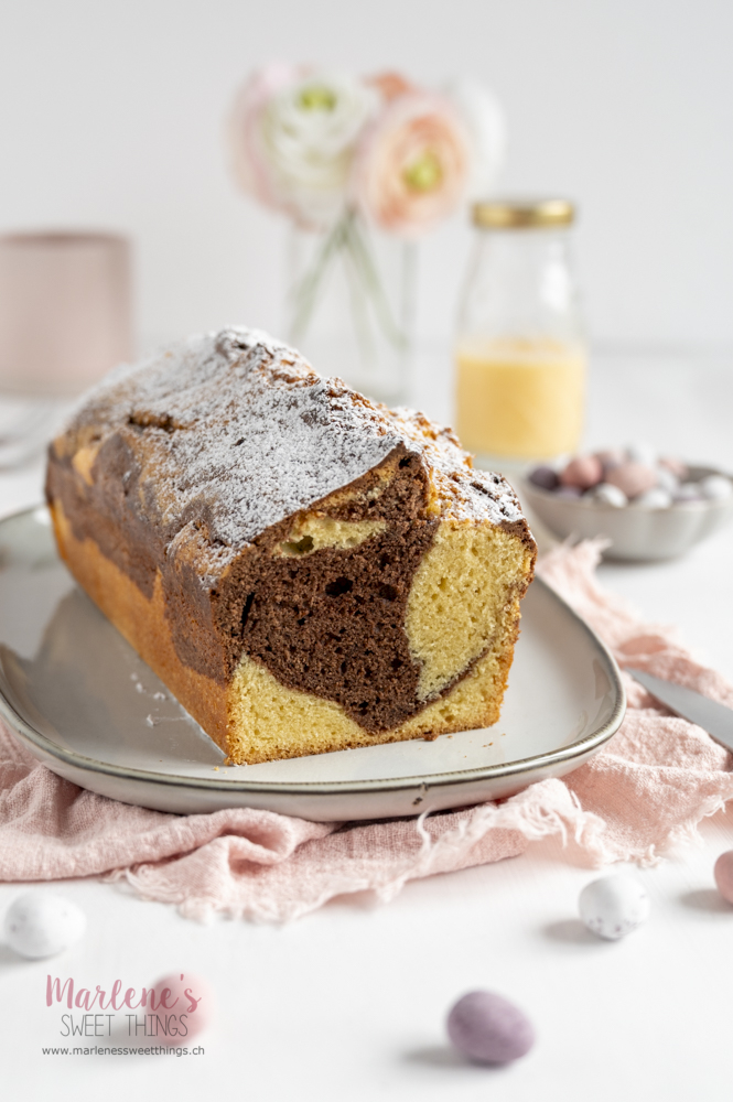 Marmorkuchen mit Eierlikör