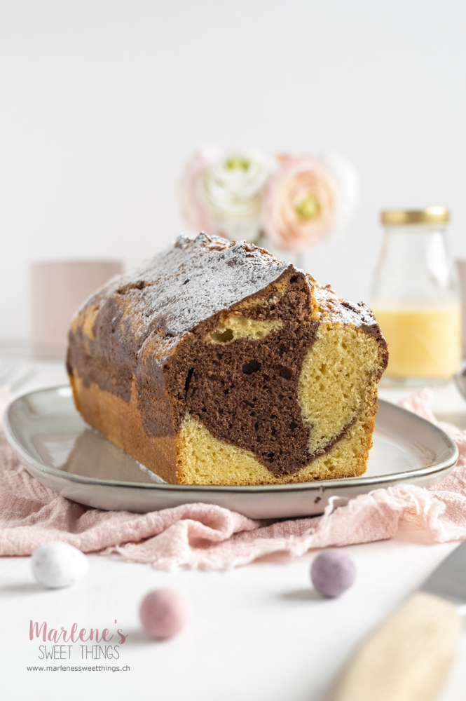Marmorkuchen mit Eierlikör