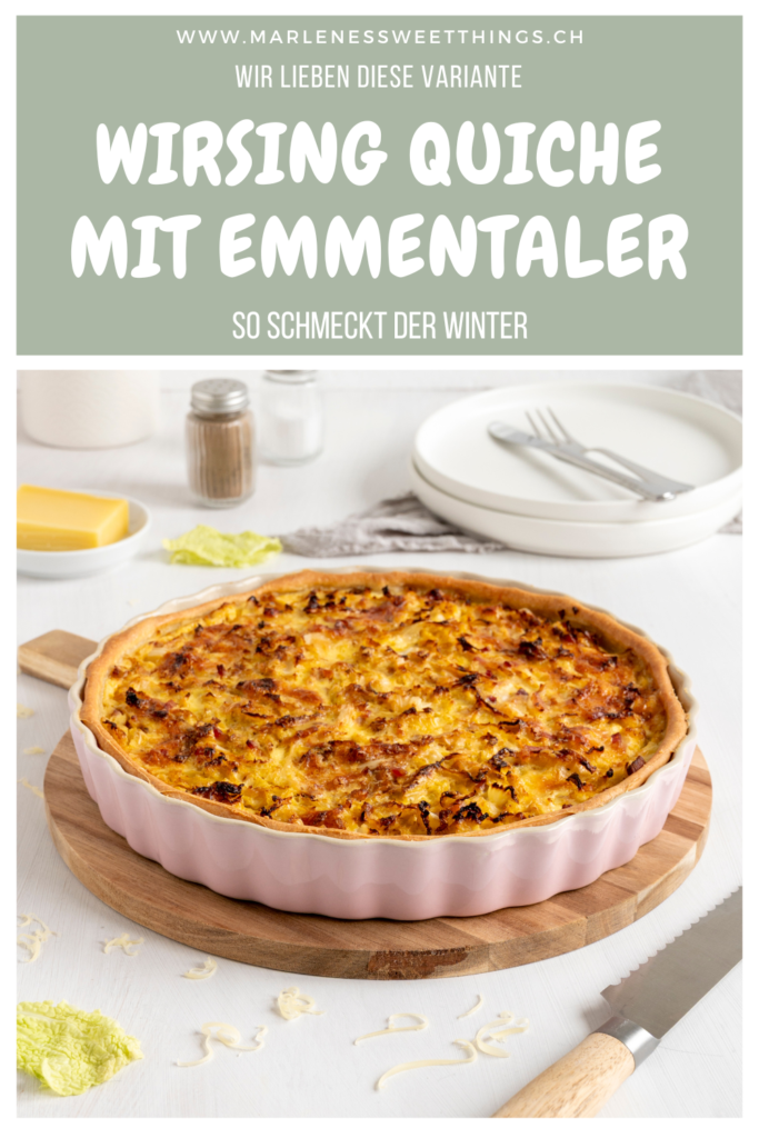 Wirz Quiche mit Emmentaler