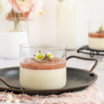 Panna Cotta mit Rhabarber Kompott