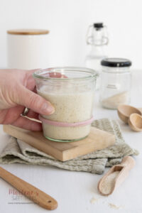 Sauerteig trocknen und haltbar machen