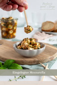 Eingelegter Mozzarella