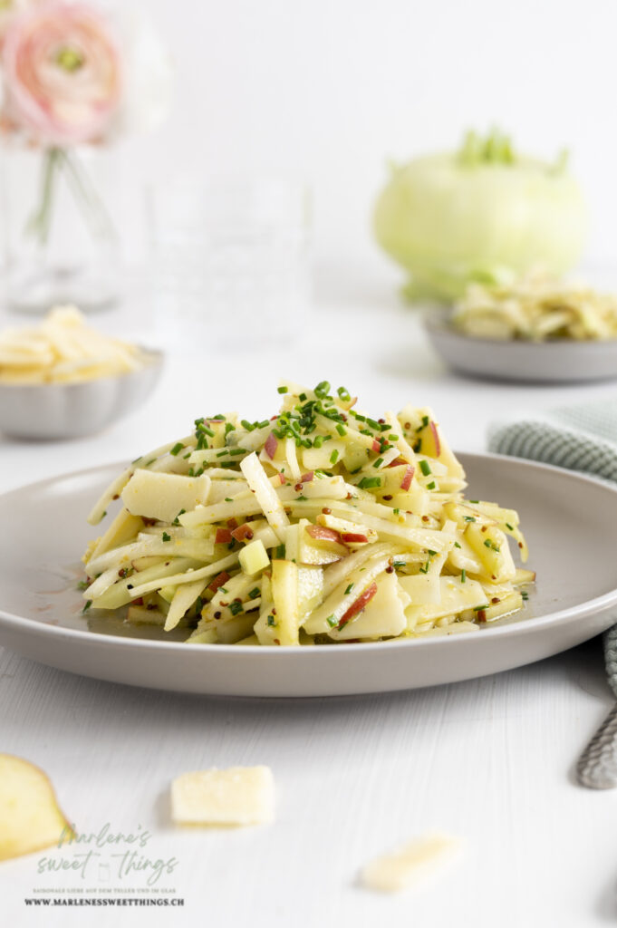 Kohlrabi-Apfel Salat